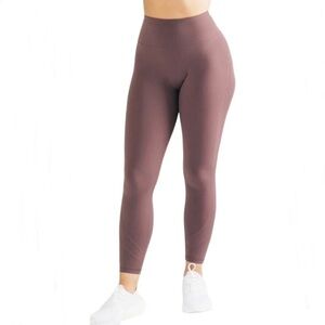 Alphalete Pulse Surge High Waist Reinforced Seam Detail Passive Purple Leggings